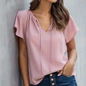 Vici Flutter Sleeve Blouse